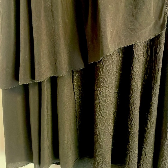 Silk Black Dress, size 2 - Picture 2 of 4